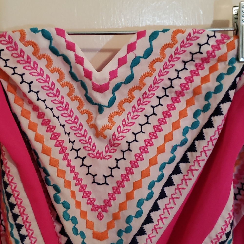 Strapless summer dress